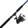 Shakespeare Catch More Fish Spinning Reel and Fishing Rod Combo with Kit(Salmon)