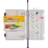 Shakespeare Catch More Fish Spinning Reel and Fishing Rod Combo with Kit(Walleye)