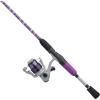 Shakespeare Jellyfish Spincast Reel and Fishing Rod Combo(Purple)