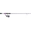 Shakespeare Jellyfish Spincast Reel and Fishing Rod Combo(Purple)