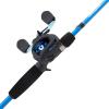Shakespeare Agility Low Profile Baitcast Reel and Fishing Rod Combo(Old Model)
