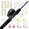 Shakespeare Catch More Fish Spincast Reel and Fishing Rod Combo with Kit(Lake/Pond – Yellow)