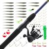 Shakespeare Catch More Fish Spinning Reel and Fishing Rod Combo with Kit(Crappie)