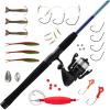 Shakespeare Catch More Fish Spinning Reel and Fishing Rod Combo with Kit(Inshore)