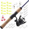 Shakespeare Catch More Fish Spinning Reel and Fishing Rod Combo with Kit(Panfish)