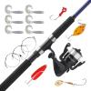 Shakespeare Catch More Fish Spinning Reel and Fishing Rod Combo with Kit(Pike)