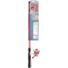 Shakespeare Catch More Fish Spinning Reel and Fishing Rod Combo with Kit(Red – Medium)