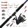 Shakespeare Catch More Fish Spinning Reel and Fishing Rod Combo with Kit(Surf/Pier 8ft)
