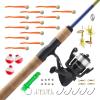 Shakespeare Catch More Fish Spinning Reel and Fishing Rod Combo with Kit(Trout)