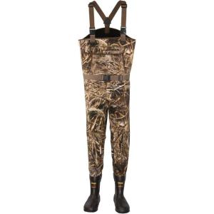 Hodgman Men’s Brighton Neoprene Cleated Waders, Realtree Max, Fishing & Hunting Apparel(Size 14)