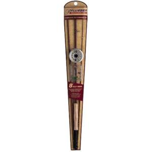 Pflueger 8′ Fly Kit Rod and Reel Combo, 3-Piece Graphite Rod, Size 44322 Reel, Lightweight and Corrosion-Resistant, Right/Left Handle Position