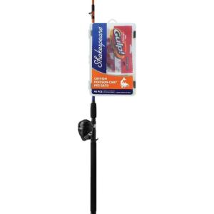 Shakespeare Catch More Fish Spincast Reel and Fishing Rod Combo with Kit(Catfish)