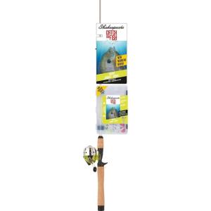 Shakespeare Catch More Fish Spincast Reel and Fishing Rod Combo with Kit(Youth)