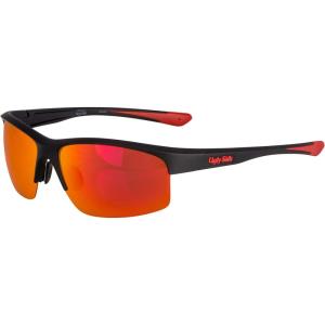 Ugly Stik Fishing Sunglasses(Matte Black/Red Mirror (Copper Base))
