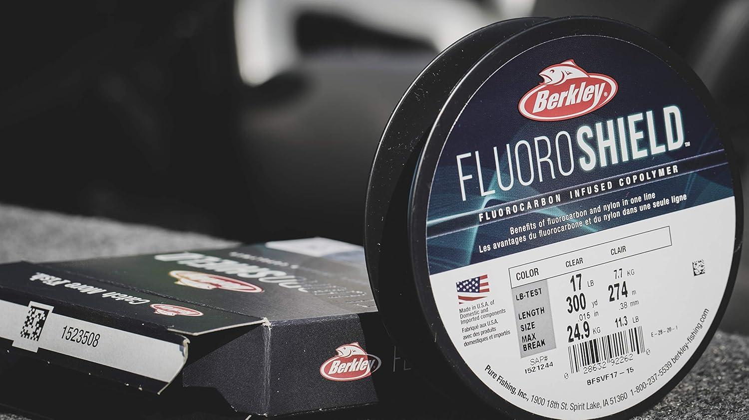 image:imageBerkley FluoroShield Fluorocarbon Fishing Line Clear12lb Test