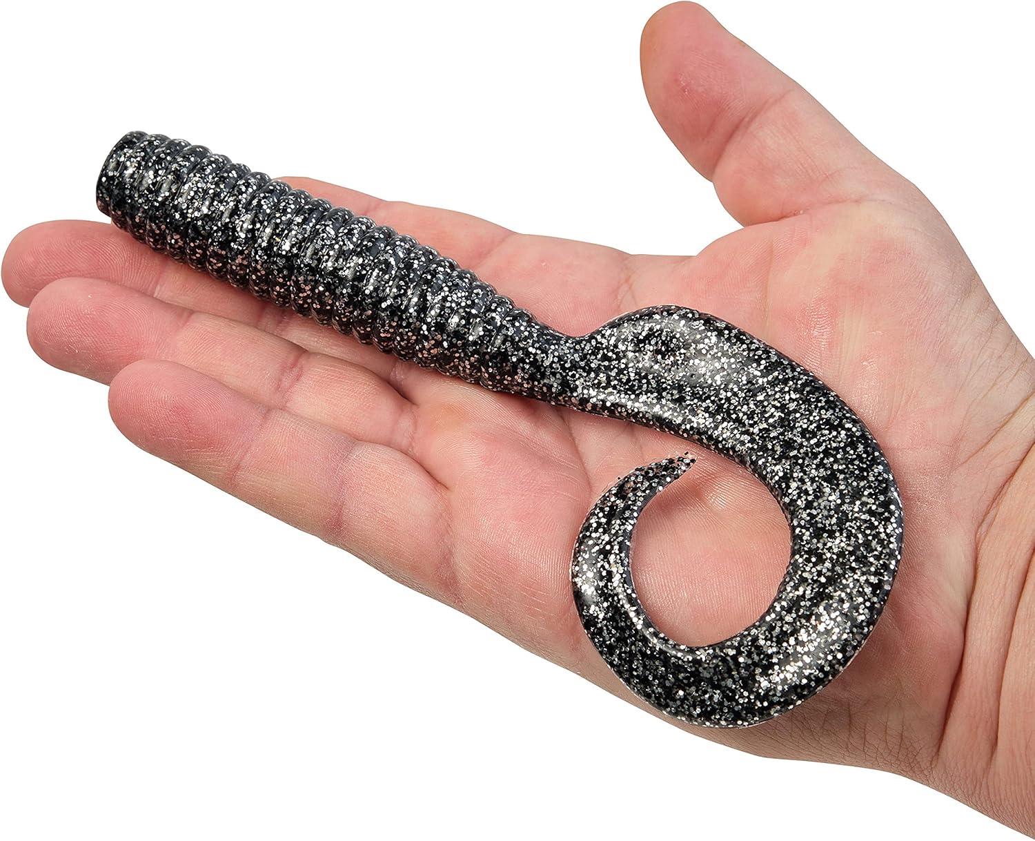 image:imageBerkley Gulp Grub Saltwater Fishing Soft BaitBlack Bling