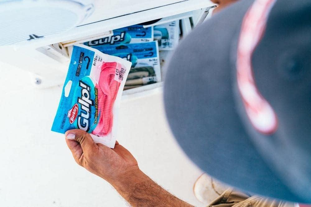 image:imageBerkley Gulp Grub Saltwater Fishing Soft BaitBlack Bling