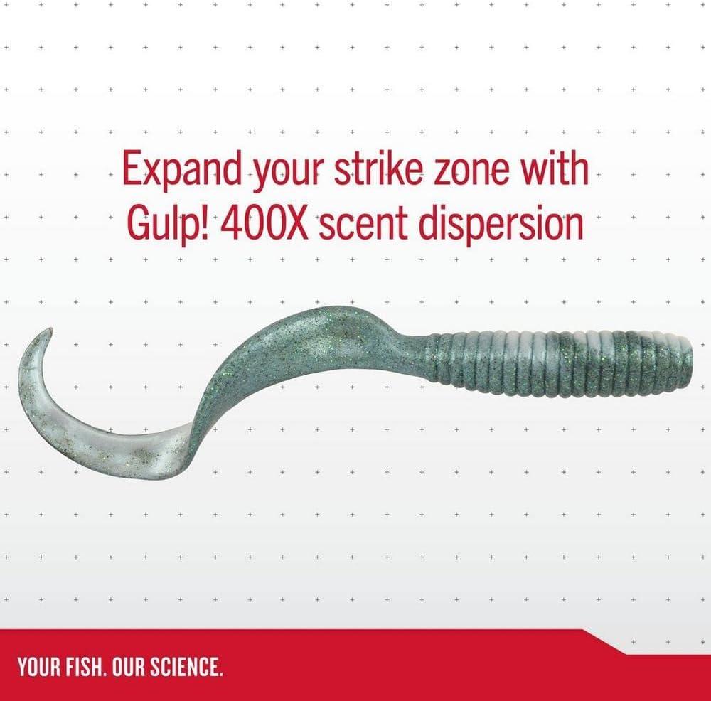image:imageBerkley Gulp Grub Saltwater Fishing Soft BaitBlack Bling