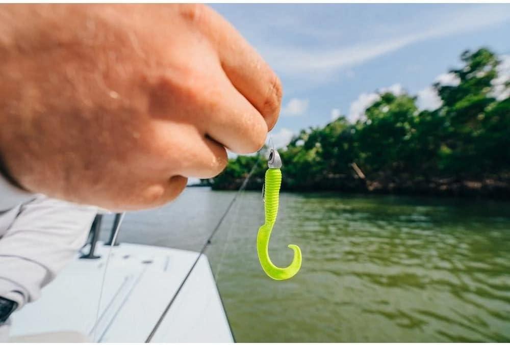 image:imageBerkley Gulp Grub Saltwater Fishing Soft BaitChartreuse