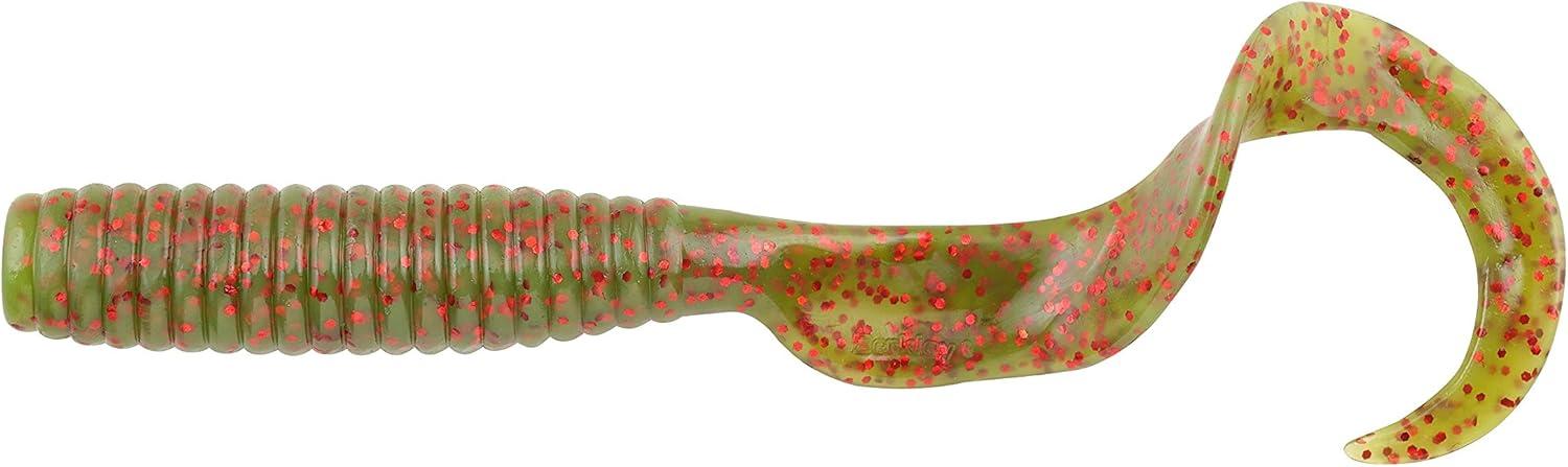 image:imageBerkley Gulp Grub Saltwater Fishing Soft BaitMotor Oil Red Fleck