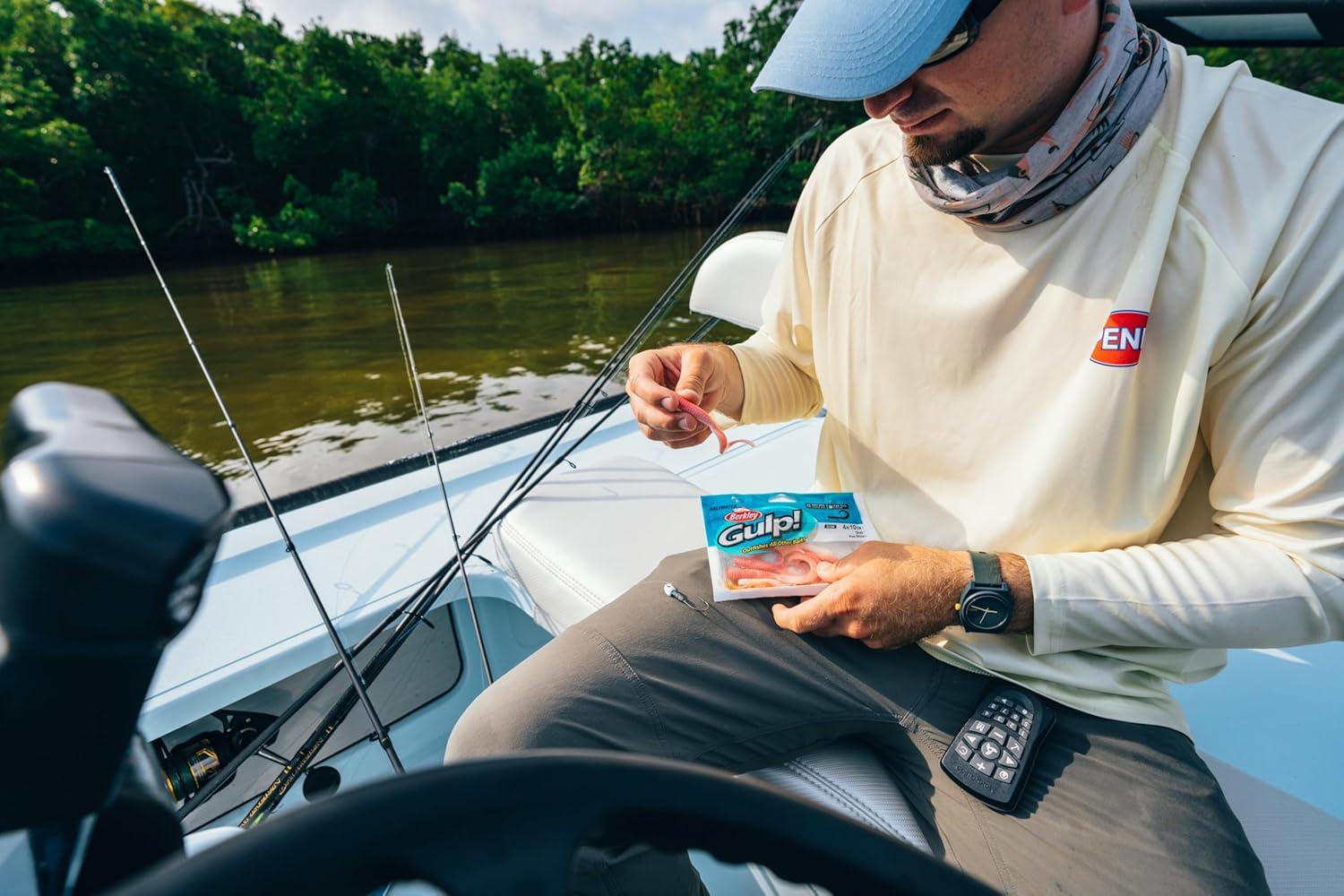 image:imageBerkley Gulp Grub Saltwater Fishing Soft BaitPink