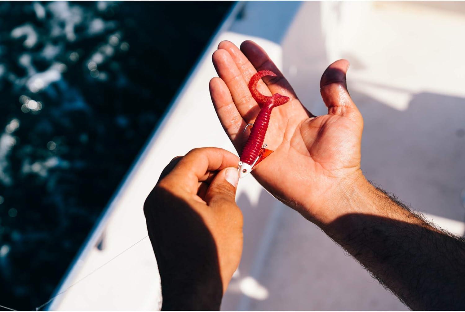 image:imageBerkley Gulp Grub Saltwater Fishing Soft BaitSalmon Red