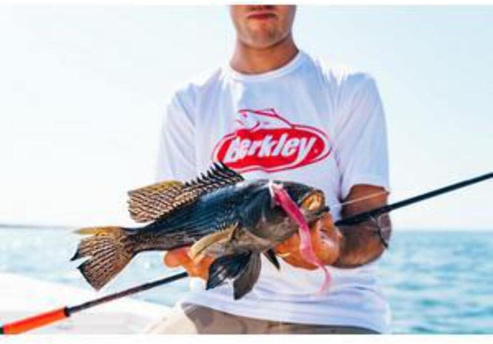 image:imageBerkley Gulp Grub Saltwater Fishing Soft BaitWhite Glow