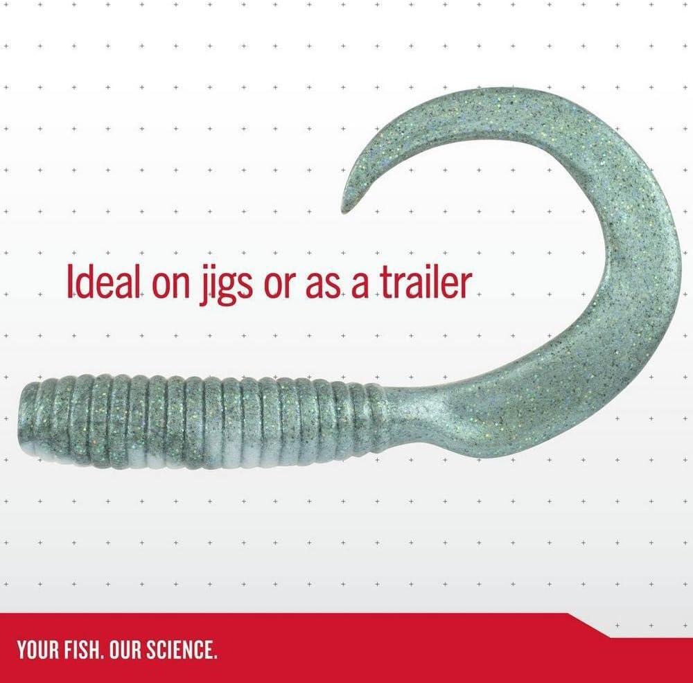 image:imageBerkley Gulp Grub Saltwater Fishing Soft BaitWhite Glow