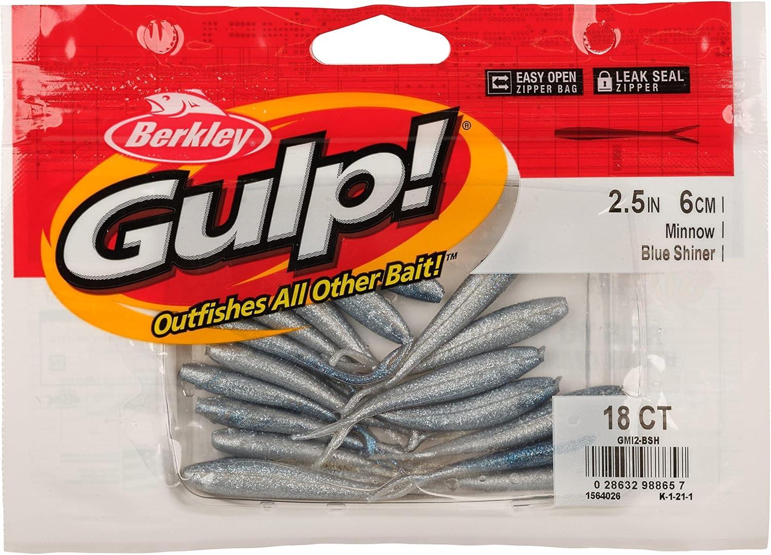 image:imageBerkley Gulp Minnow Fishing Soft BaitBlue Shiner