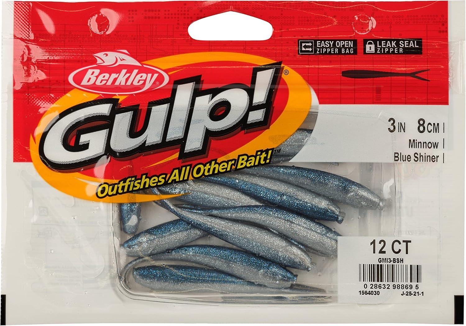 image:imageBerkley Gulp Minnow Fishing Soft BaitBlue Shiner