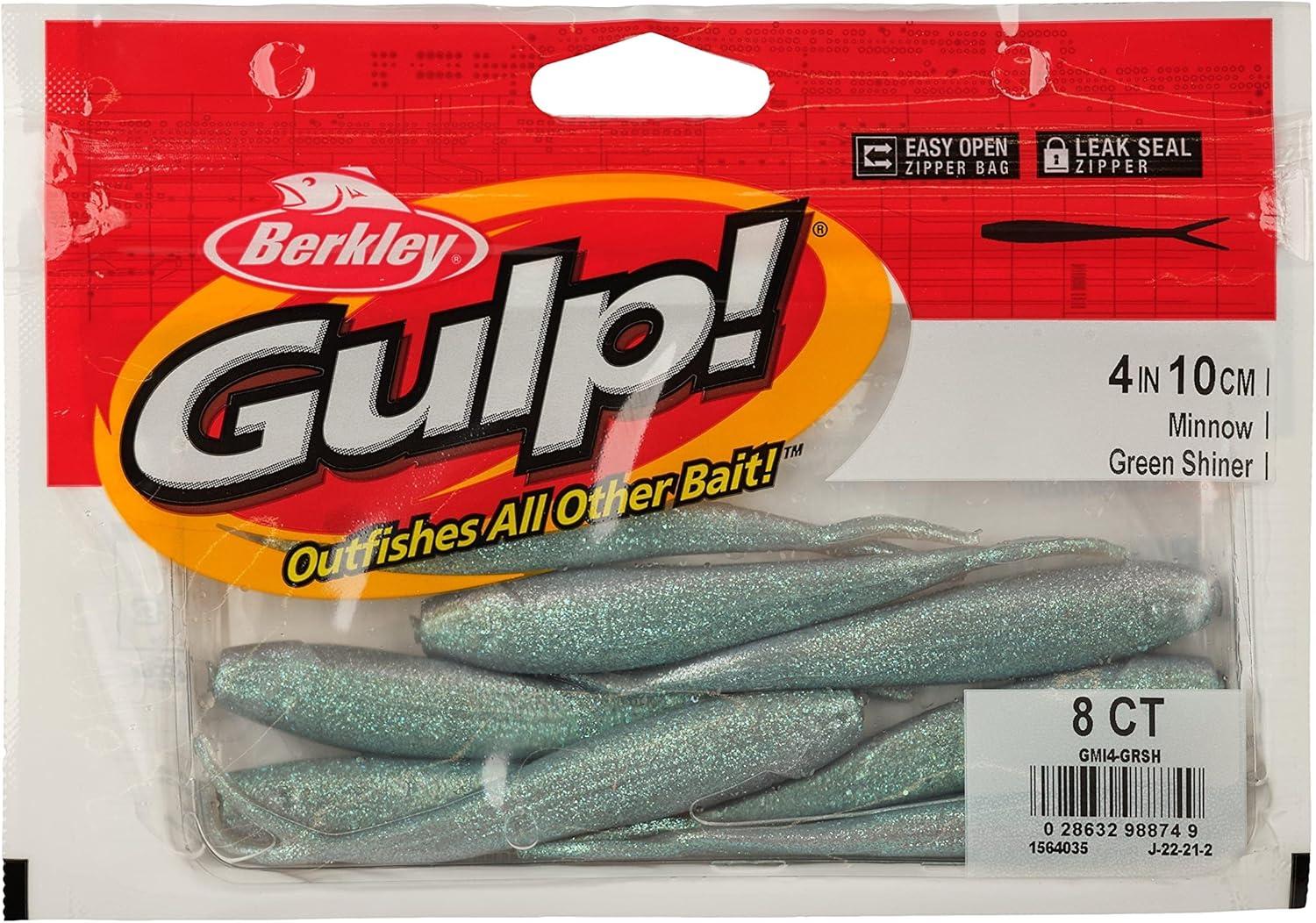image:imageBerkley Gulp Minnow Fishing Soft BaitGreen Shiner