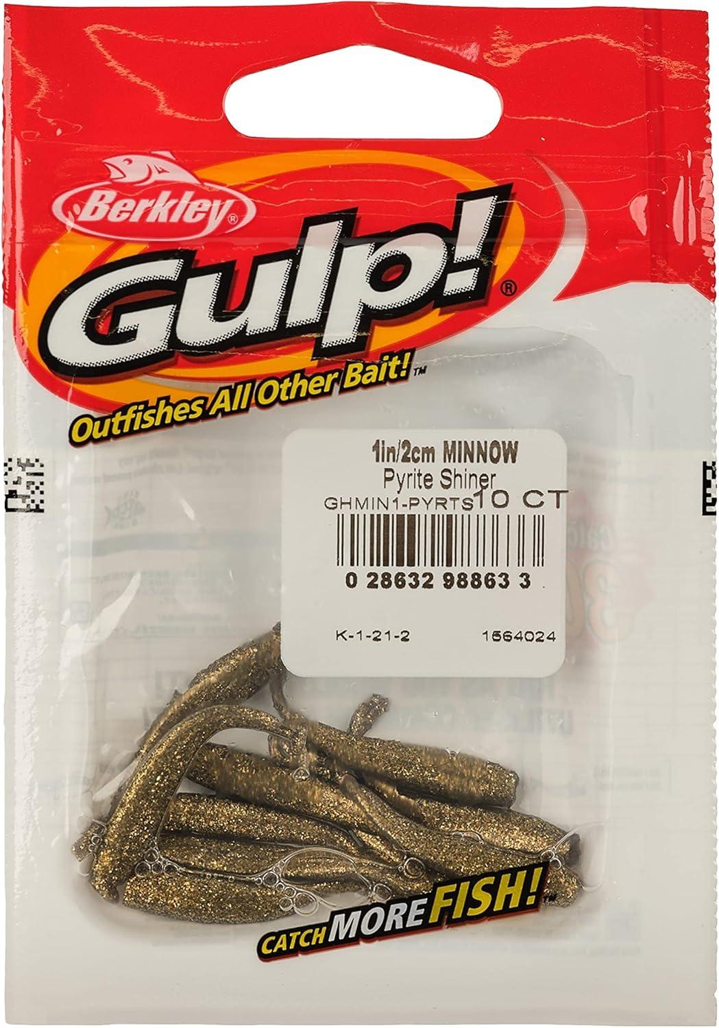 image:imageBerkley Gulp Minnow Fishing Soft BaitPyrite Shiner