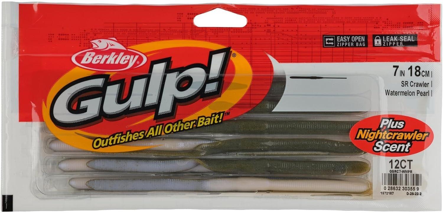 image:imageBerkley Gulp SR Crawler Fishing Soft BaitWatermelon Pearl