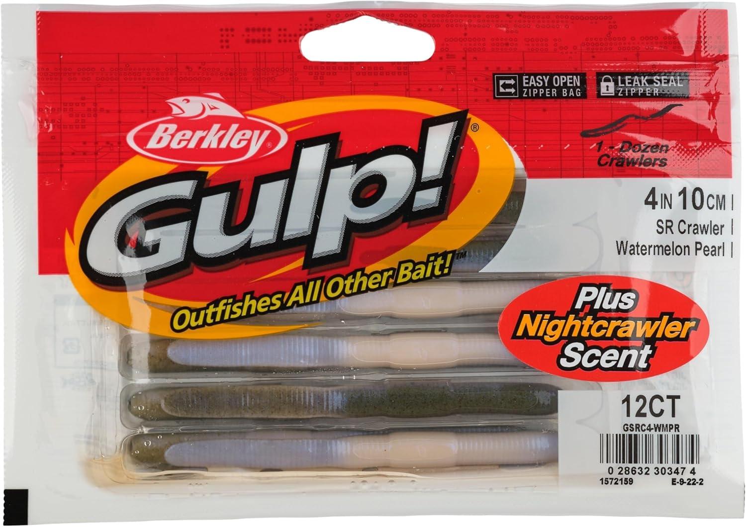 image:imageBerkley Gulp SR Crawler Fishing Soft BaitWatermelon Pearl