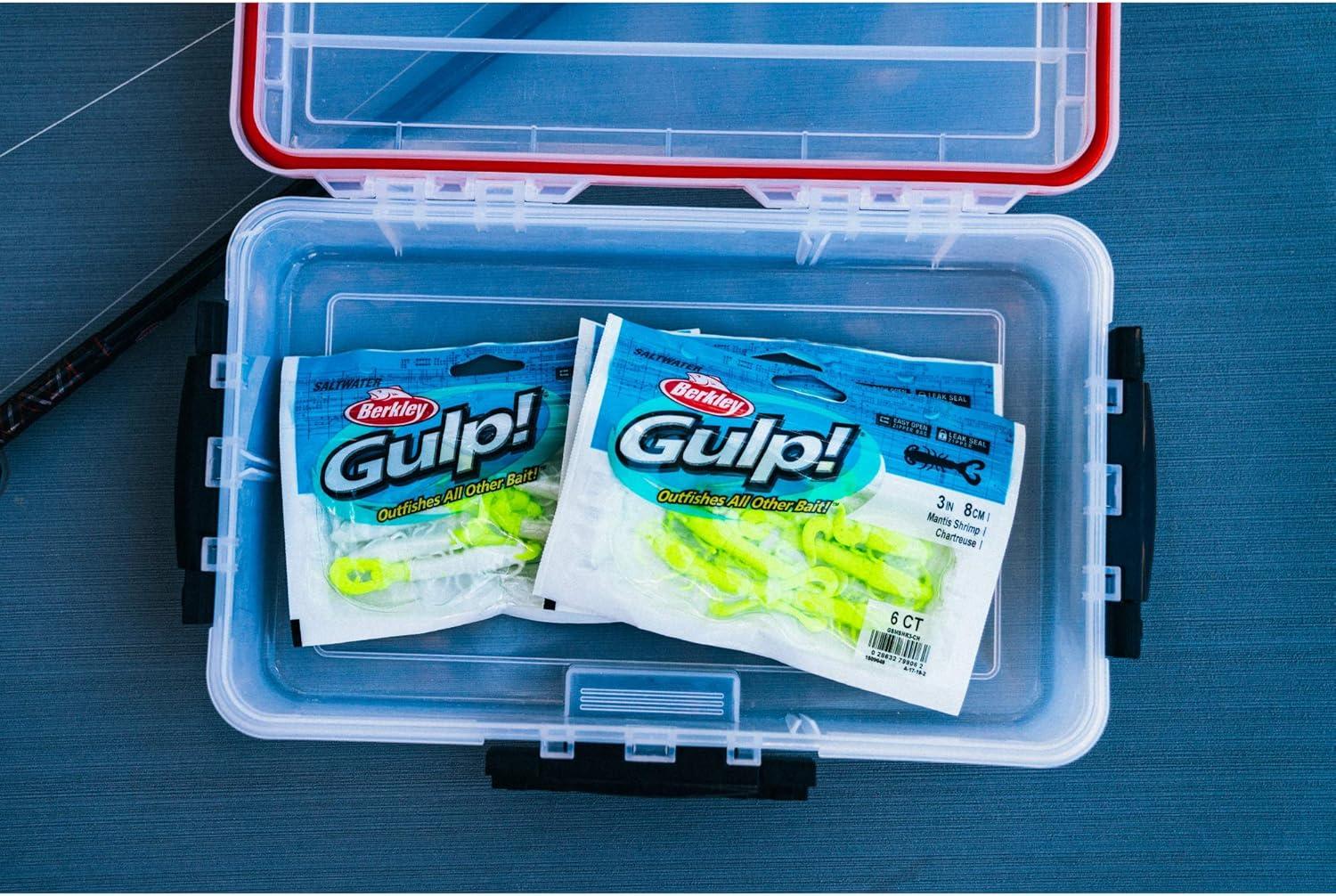 image:imageBerkley Gulp Shrimp Saltwater Fishing Soft BaitCajun PurpleChartreuse