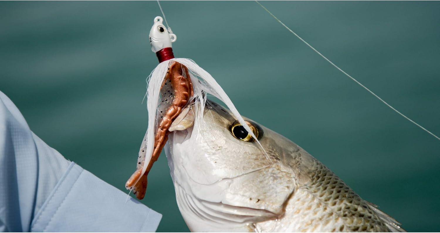 image:imageBerkley Gulp Shrimp Saltwater Fishing Soft BaitPearl WhitePink