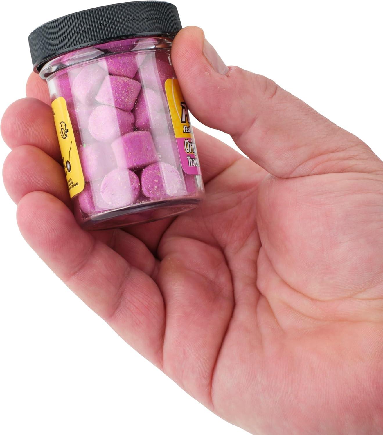 image:imageBerkley PowerBait Power Nuggets Fishing Dough Bait Assorted Colors Scent Dispersion Technology Irresistible Scent and Flavor Moldable and Easy to UseGrape