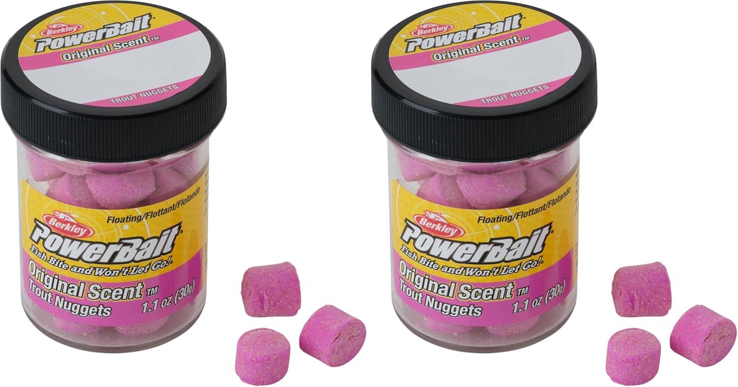 image:imageBerkley PowerBait Power Nuggets Fishing Dough Bait Assorted Colors Scent Dispersion Technology Irresistible Scent and Flavor Moldable and Easy to UseGrape