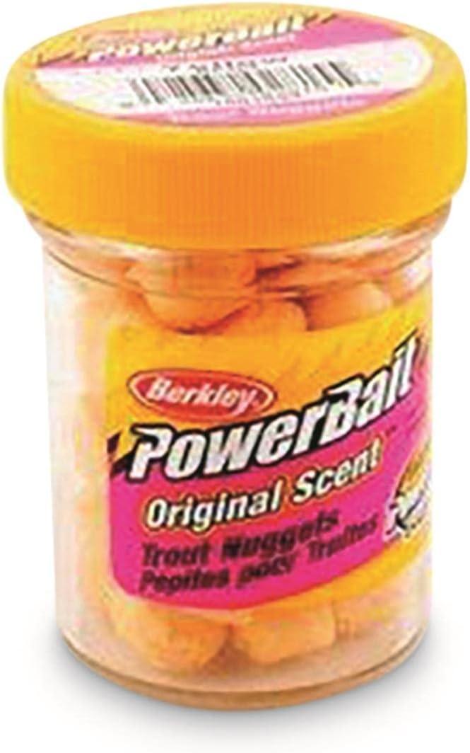 image:imageBerkley PowerBait Power Nuggets Fishing Dough Bait Assorted Colors Scent Dispersion Technology Irresistible Scent and Flavor Moldable and Easy to UseSherbet