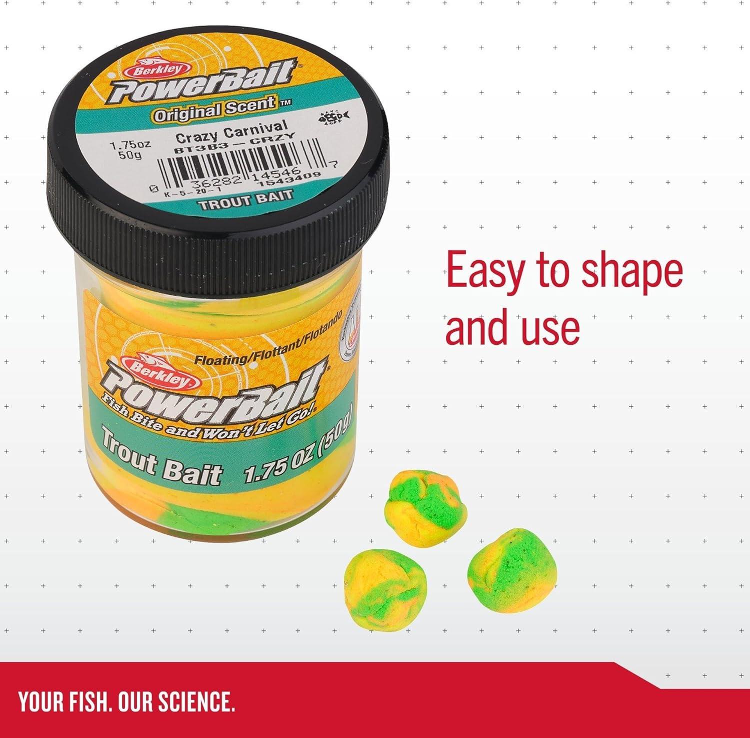 image:imageBerkley PowerBait Trout Fishing Dough BaitShowtime Shine