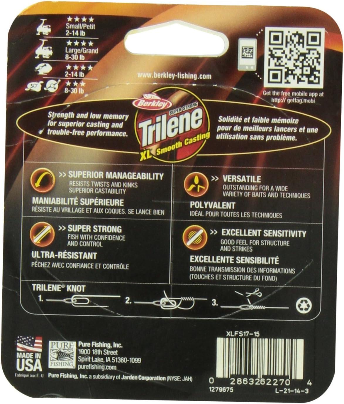 image:imageBerkley Trilene XL Monofilament Fishing LineClear