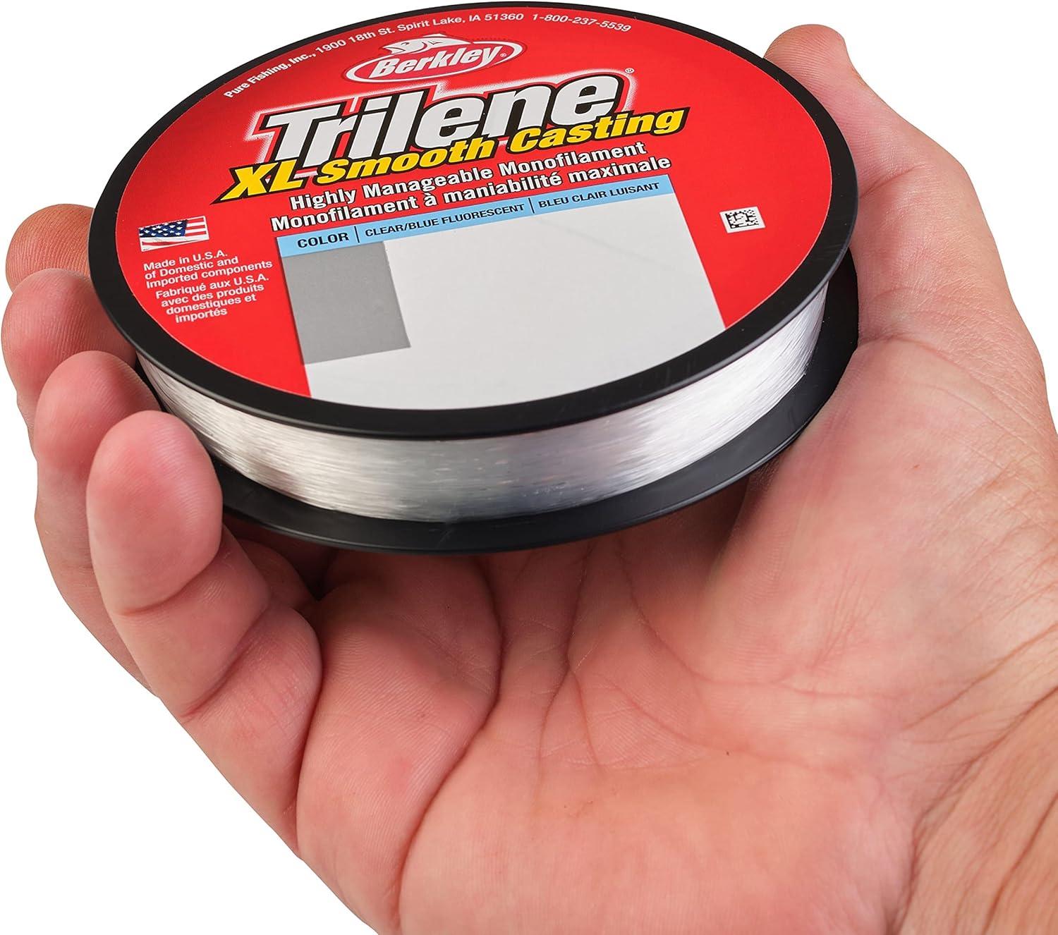 image:imageBerkley Trilene XL Monofilament Fishing LineFluorescent ClearBlue