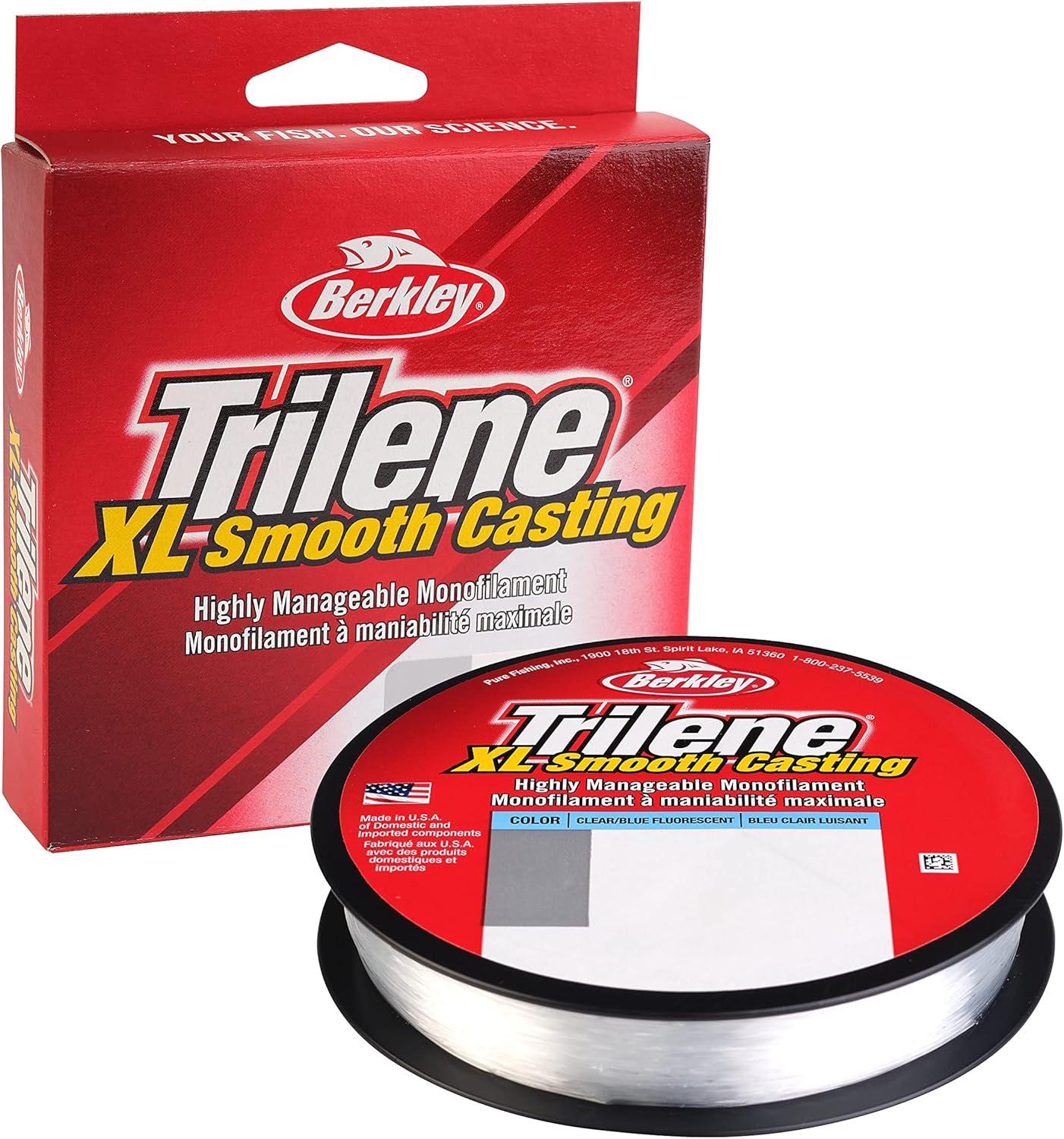 image:imageBerkley Trilene XL Monofilament Fishing LineFluorescent ClearBlue