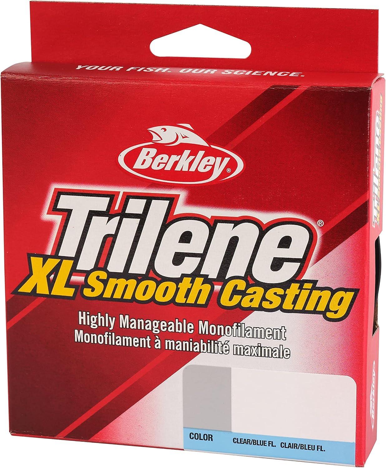 image:imageBerkley Trilene XL Monofilament Fishing LineFluorescent ClearBlue