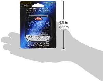 image:imageBerkley Vanish Fluorocarbon Fishing LineLeader MaterialClear Leader Coil