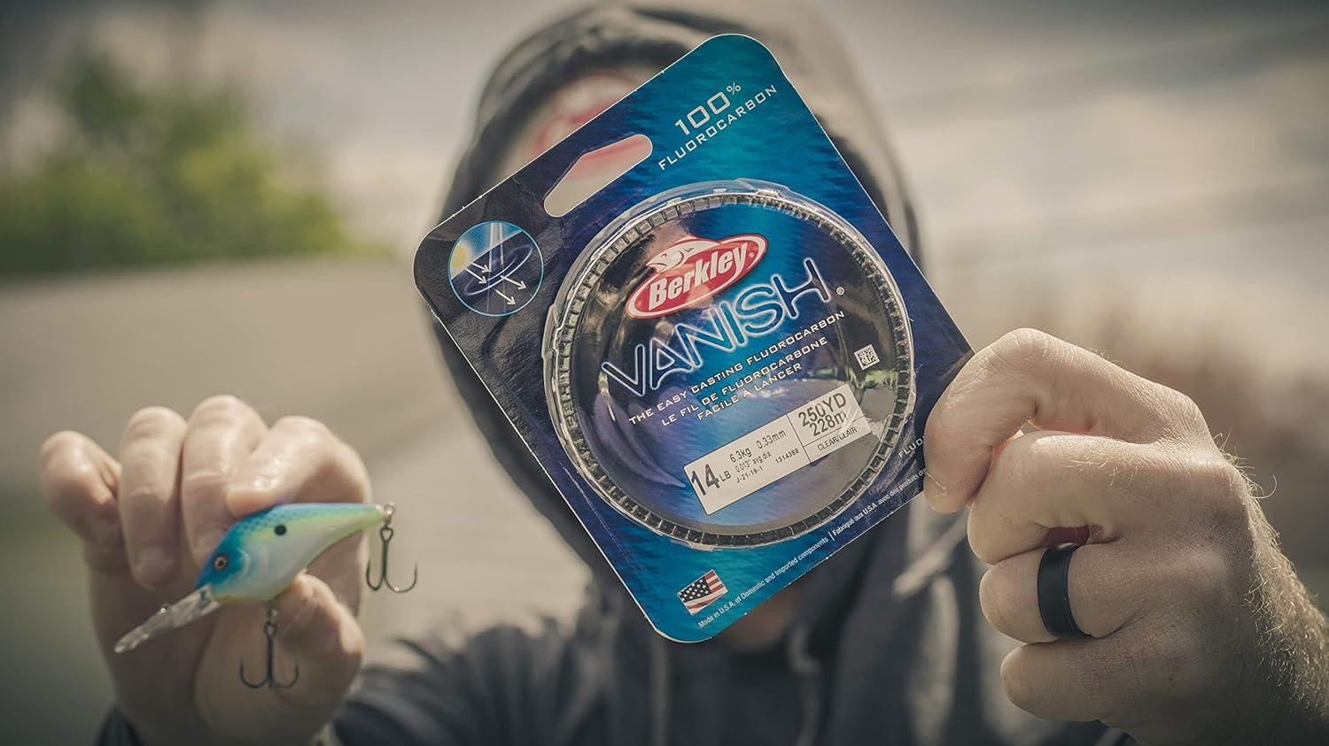 image:imageBerkley Vanish Fluorocarbon Fishing LineLeader MaterialClear Leader Coil