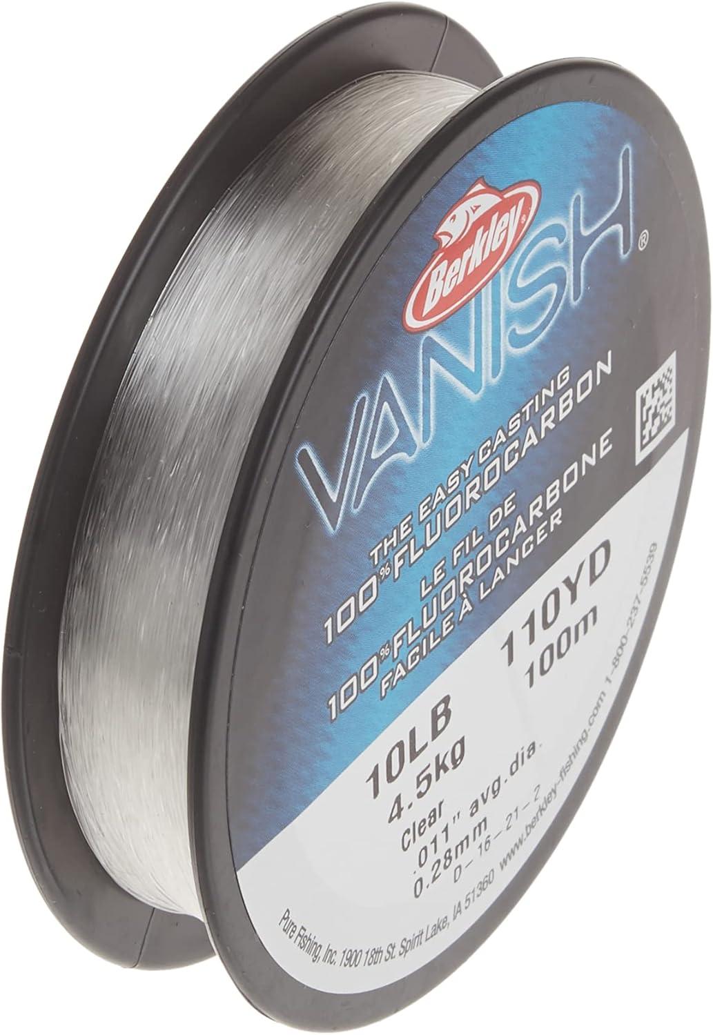 image:imageBerkley Vanish Fluorocarbon Fishing LineLeader MaterialClear Vanish