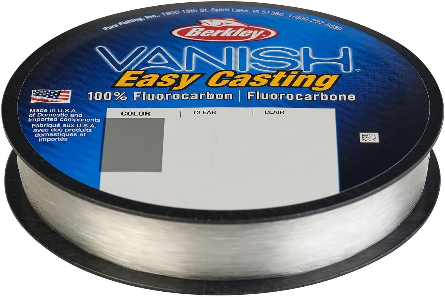 image:imageBerkley Vanish Fluorocarbon Fishing LineLeader MaterialClear Vanish