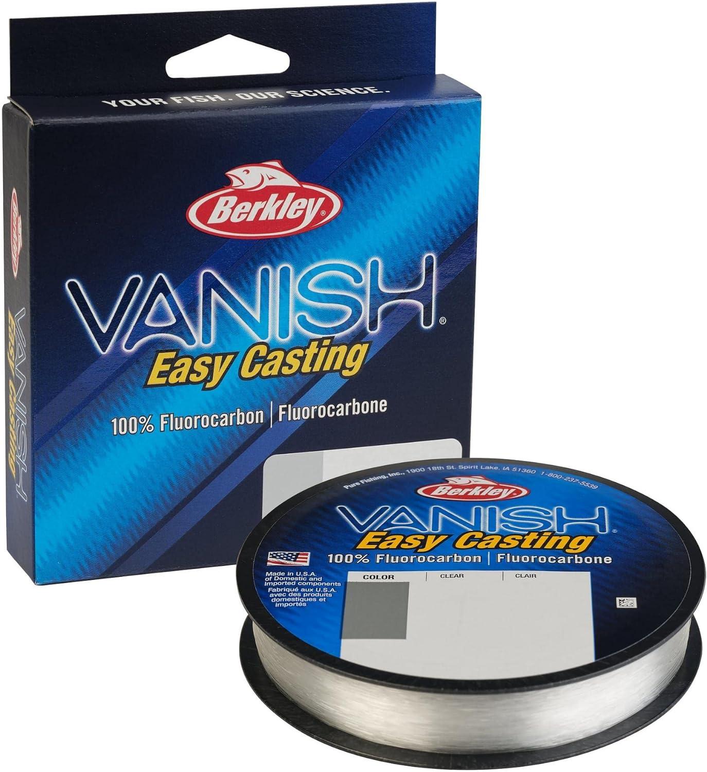 image:imageBerkley Vanish Fluorocarbon Fishing LineLeader MaterialClear Vanish