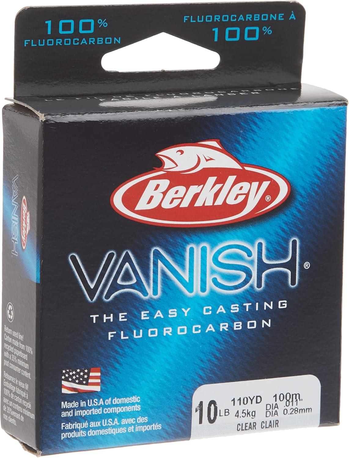 image:imageBerkley Vanish Fluorocarbon Fishing LineLeader MaterialClear Vanish